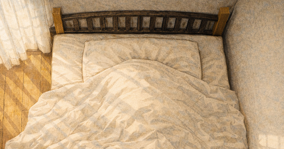 Cmonchan sleeping under the covers while the sun shines overhead