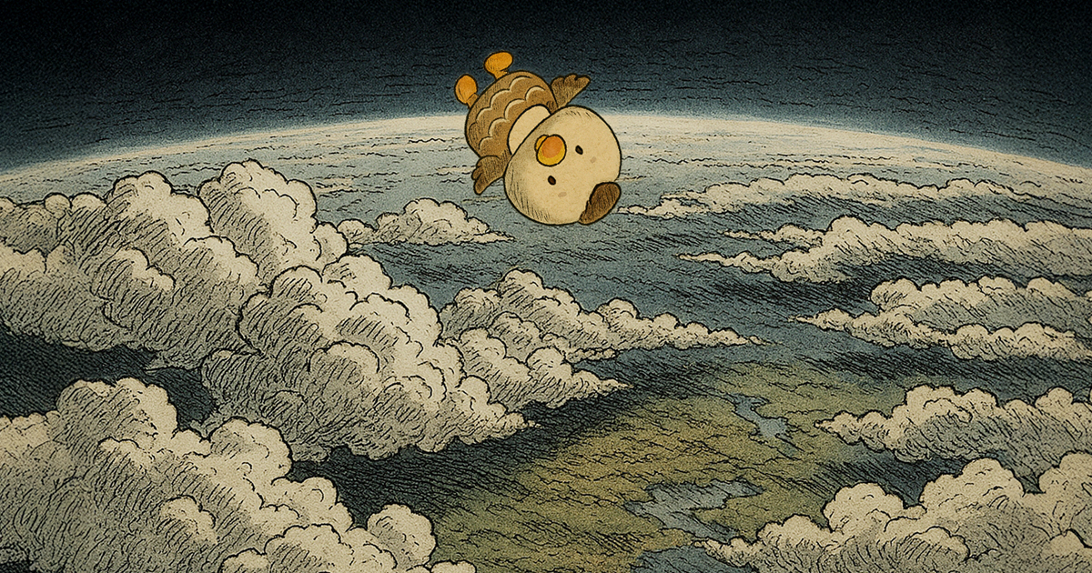 Cmonchan was lifted high into the sky